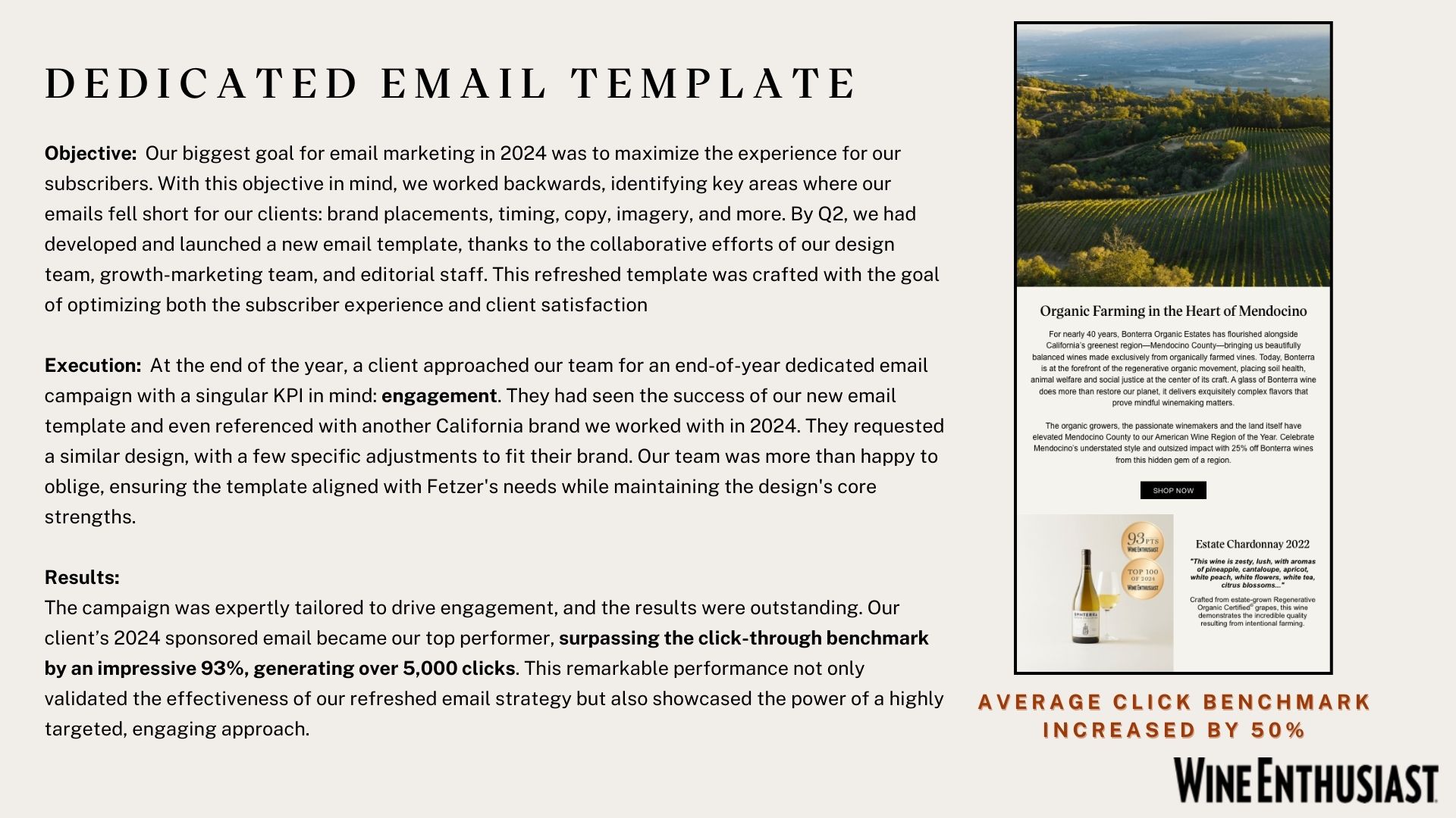 Dedicated Email Template